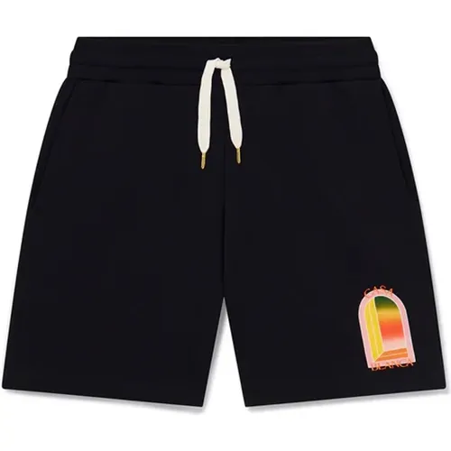 Schwarze Gradient Arch Shorts , Herren, Größe: L - Casablanca - Modalova