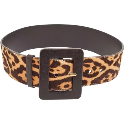 Pre-owned Leather belts , female, Sizes: ONE SIZE - Yves Saint Laurent Vintage - Modalova