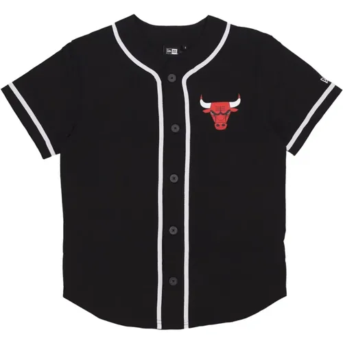 Chicago Bulls Baseball Trikot Schwarz/Rot , Herren, Größe: XL - new era - Modalova