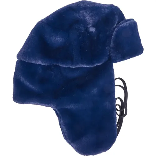 Blauer Ushanka Hut Damen Accessoires - PS By Paul Smith - Modalova