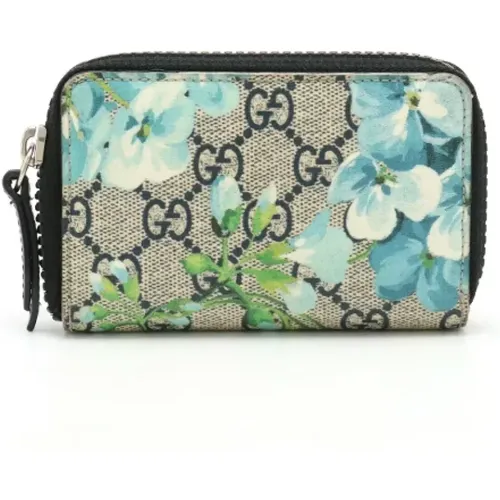 Pre-owned Wallets, female, , Size: ONE SIZE Pre-owned Canvas wallets - Gucci Vintage - Modalova