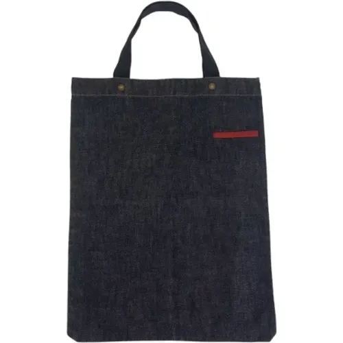 Pre-owned Denim totes , female, Sizes: ONE SIZE - Prada Vintage - Modalova