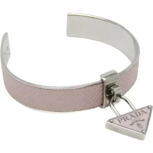 Pre-owned Jewellery, female, , Size: ONE SIZE Pre-owned Leather bracelets - Prada Vintage - Modalova