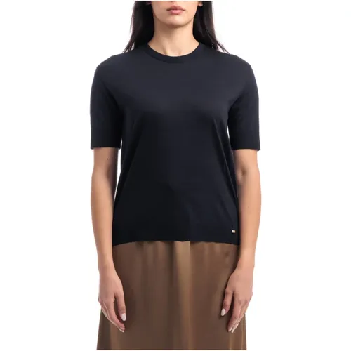 Glam Knit Effect T-Shirt Herno - Herno - Modalova