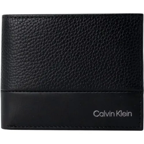 Wallets & Cardholders, male, , Size: ONE SIZE Plain Polyester Mens Wallet - Calvin Klein - Modalova