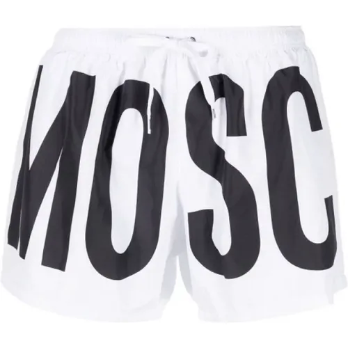 Printed Swim Shorts in , male, Sizes: XL, L, M - Moschino - Modalova