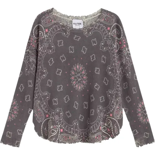 Mandala Oversized Sweater , Damen, Größe: M - KUJTEN - Modalova