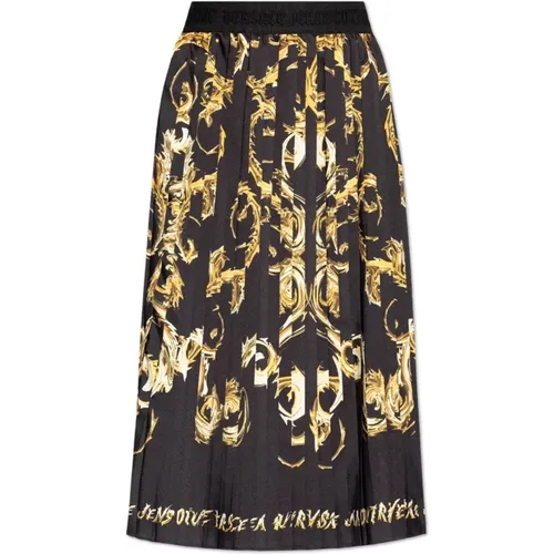 Pleated skirt , female, Sizes: 2XS - Versace Jeans Couture - Modalova