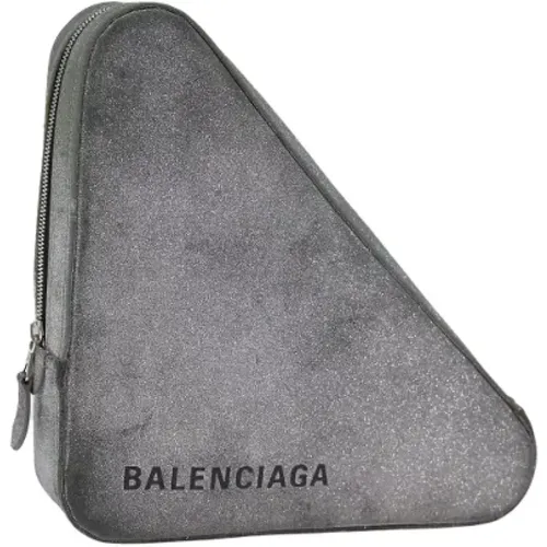 Pre-owned Clutches, female, , Size: ONE SIZE Pre-owned Leather clutches - Balenciaga Vintage - Modalova