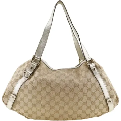 Pre-owned Tote Bags, female, , Size: ONE SIZE Pre-owned Canvas handbags - Gucci Vintage - Modalova