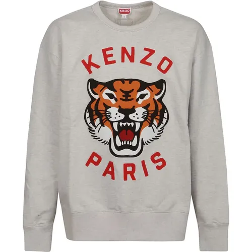 Lucky Tiger Oversize Sweatshirt,Lucky Tiger Sweatshirt - Kenzo - Modalova