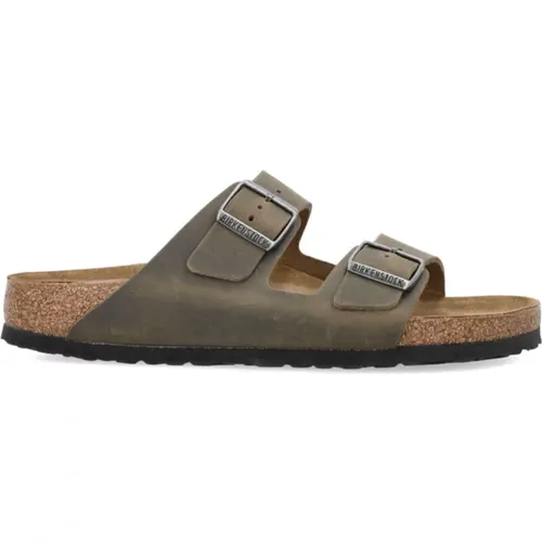 Sliders, male, , Size: 10 US Comfortable Summer Sandals - Birkenstock - Modalova