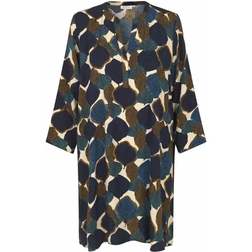 Printed Tunic with 3/4 Sleeves , female, Sizes: XL, M, L, 2XL, S - Masai - Modalova