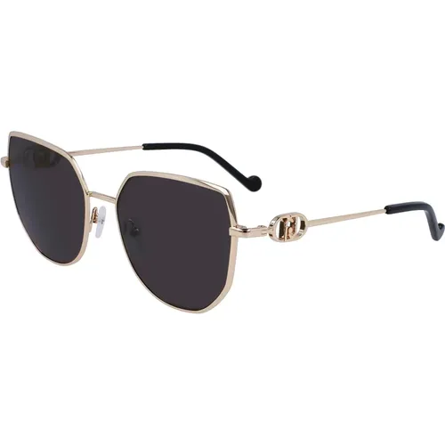 Sunglasses,Rose Gold/Light Brown Shaded Sonnenbrille,Blush Gold/Blue Shaded Sonnenbrille - Liu Jo - Modalova