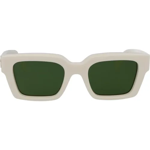 Off , Sunglasses, unisex, , Size: 53 MM Stylish Sunglasses by Virgil L - Off White - Modalova