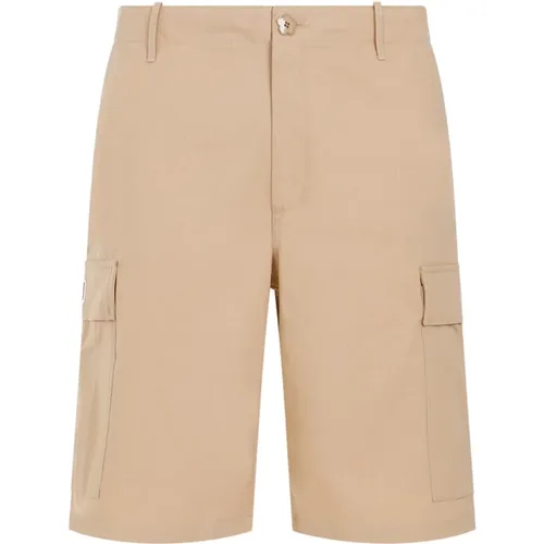 Casual Shorts, male, , Size: L Camel Workwear Shorts - Kenzo - Modalova