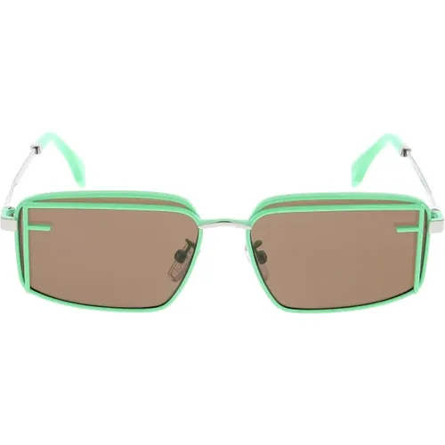 Stylische Sonnenbrille von , Herren, Größe: ONE Size - Fendi - Modalova