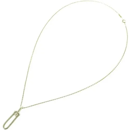 Pre-owned Jewellery, female, , Size: ONE SIZE Pre-owned Silver necklaces - Tiffany & Co. Pre-owned - Modalova