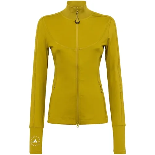 Jacke aus recyceltem Stoff in einfarbig , Damen, Größe: S - adidas by stella mccartney - Modalova