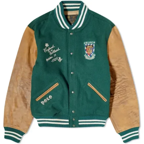 Bomber Jackets, male, , Size: L Varsity Jacket Hunt Club - Polo Ralph Lauren - Modalova