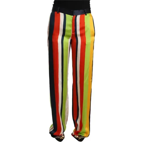 Gestreifte Gerade Hose - Dsquared2 - Modalova