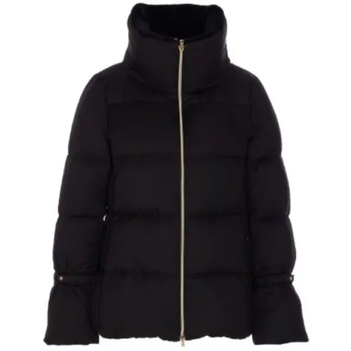 Winter Jackets, female, , Size: S Padded Fur Collar Jacket - Herno - Modalova