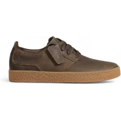 Sneakers, male, , Size: 9 US Casual Suede Leather Shoes - Clarks - Modalova