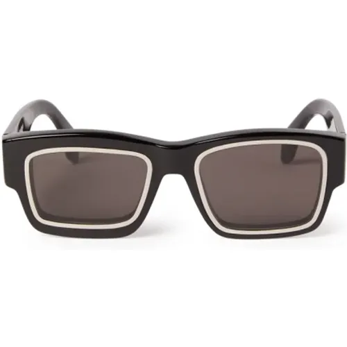 Square-shaped Sunglasses with Metal Accents , unisex, Sizes: 51 MM - Palm Angels - Modalova