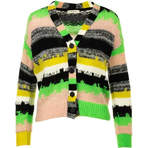 MultiColour Cardigan Pullover - ViCOLO - Modalova