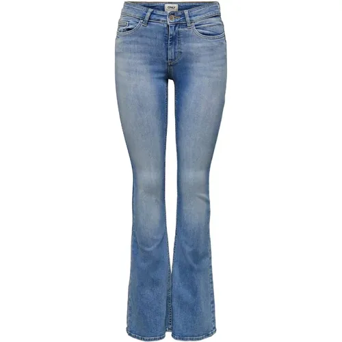 Flared Denim Jeans , Damen, Größe: S L32 - Only - Modalova