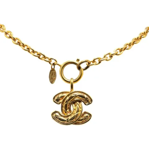 Pre-owned Jewellery, female, , Size: ONE SIZE Pre-owned Metal necklaces - Chanel Vintage - Modalova