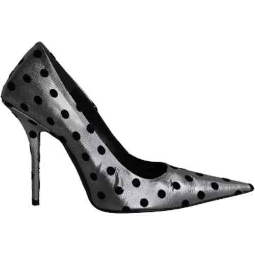 Pre-owned Polyester heels , female, Sizes: 4 UK - Balenciaga Vintage - Modalova