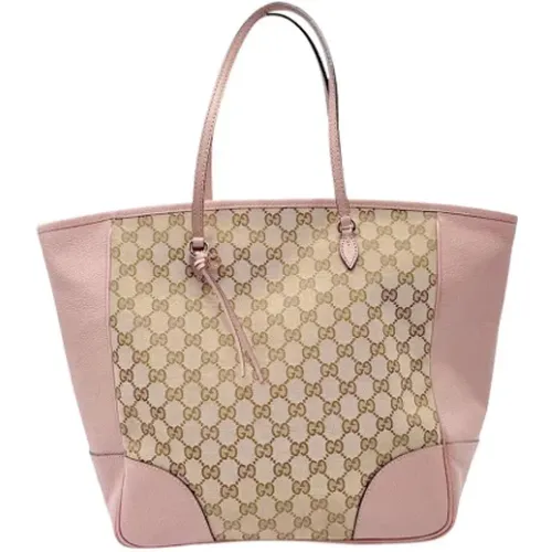 Pre-owned Tote Bags, female, , Size: ONE SIZE Pre-owned Canvas gucci-bags - Gucci Vintage - Modalova