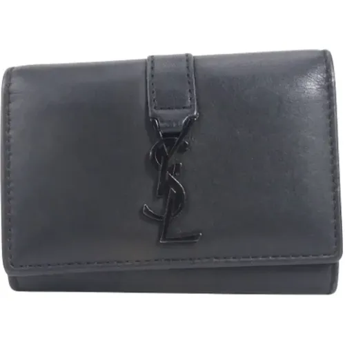 Pre-owned Wallets, female, , Size: ONE SIZE Pre-owned Leather wallets - Yves Saint Laurent Vintage - Modalova