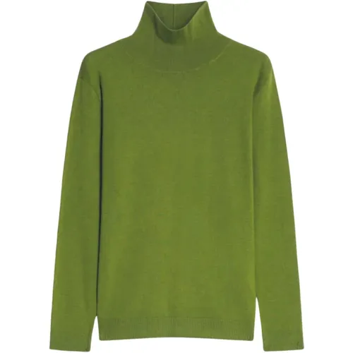 Grüner Kiku Pullover , Damen, Größe: M - Max Mara Weekend - Modalova