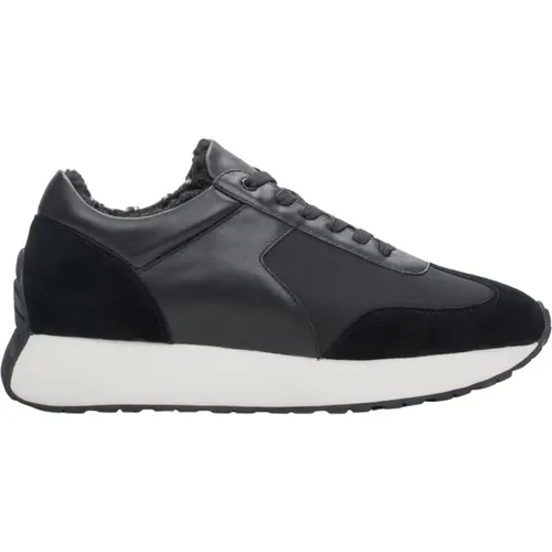 Schwarze Low-Top Sneakers für Damen für den Winter Er00114145 , Damen, Größe: 38 EU - Estro - Modalova