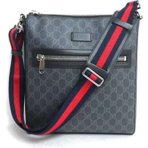 Pre-owned Cross Body Bags, male, , Size: ONE SIZE Pre-owned Canvas gucci-bags - Gucci Vintage - Modalova