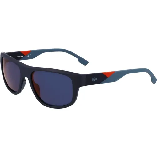 Stilvolle Sonnenbrille in Blau , Herren, Größe: 55 MM - Lacoste - Modalova