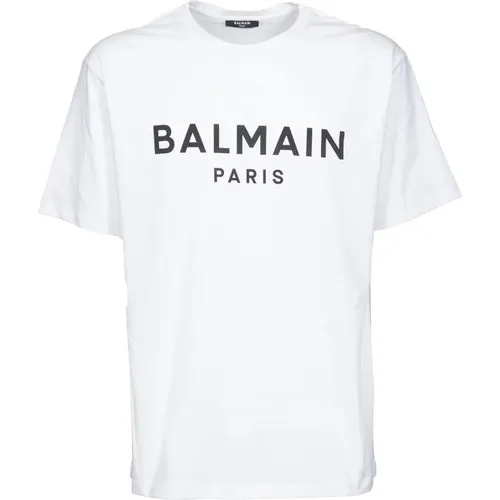 T-shirts and Polos , male, Sizes: L, M, XL, S - Balmain - Modalova