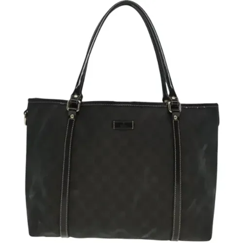 Pre-owned Tote Bags, female, , Size: ONE SIZE Pre-owned Canvas gucci-bags - Gucci Vintage - Modalova