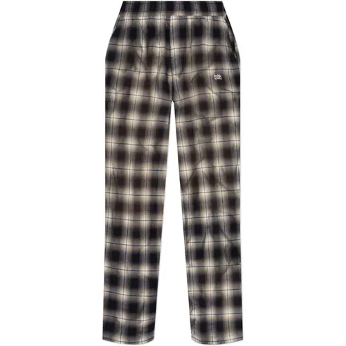 Straight Trousers, male, , Size: M Plaid trousers - Misbhv - Modalova