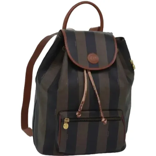 Pre-owned Canvas backpacks , female, Sizes: ONE SIZE - Fendi Vintage - Modalova