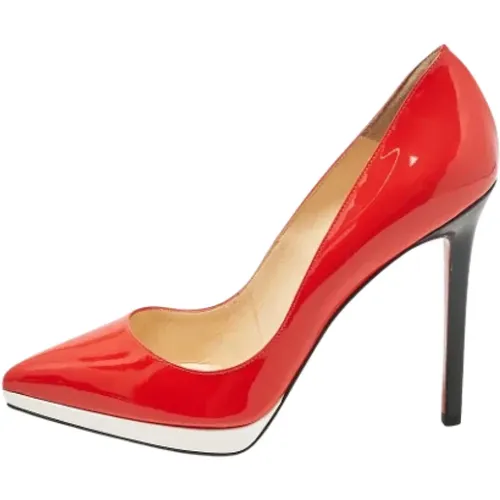 Pre-owned Pumps, female, , Size: 8 1/2 US Pre-owned Leather heels - Christian Louboutin Pre-owned - Modalova