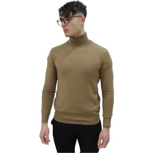 Turtlenecks, male, , Size: L High Neck Sweater - Gaudi - Modalova