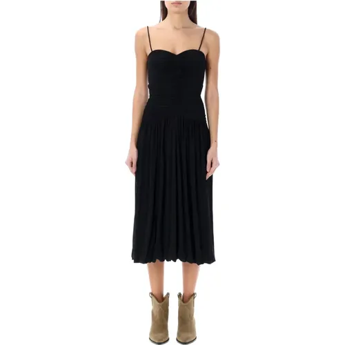Sweetheart Neckline Midi Dress , female, Sizes: S - Isabel marant - Modalova