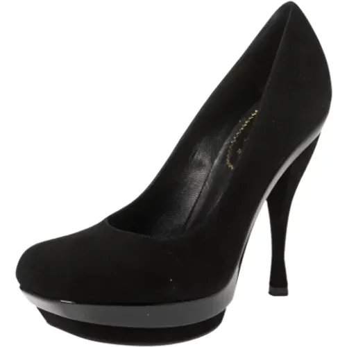 Pre-owned Wildleder heels , Damen, Größe: 36 EU - Yves Saint Laurent Vintage - Modalova