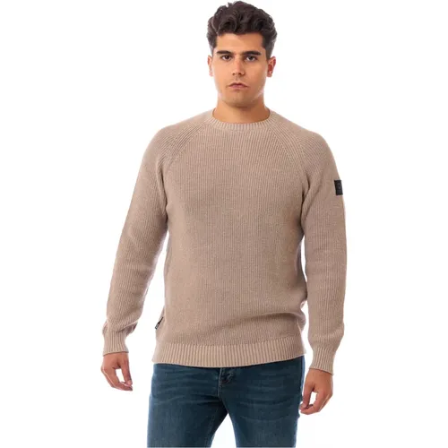 Round-neck Knitwear , male, Sizes: 2XL, M - Suns - Modalova