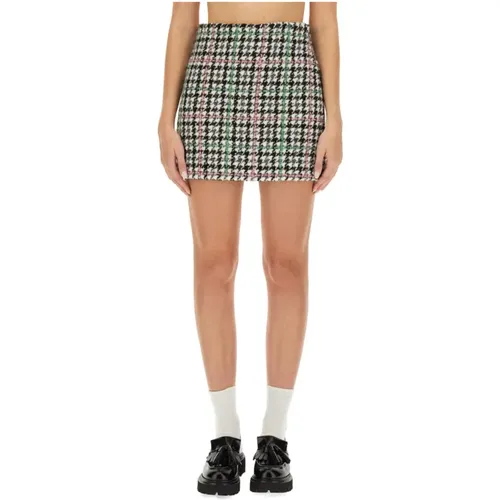 Wollmischung Mini Rock , Damen, Größe: 2XS - MSGM - Modalova