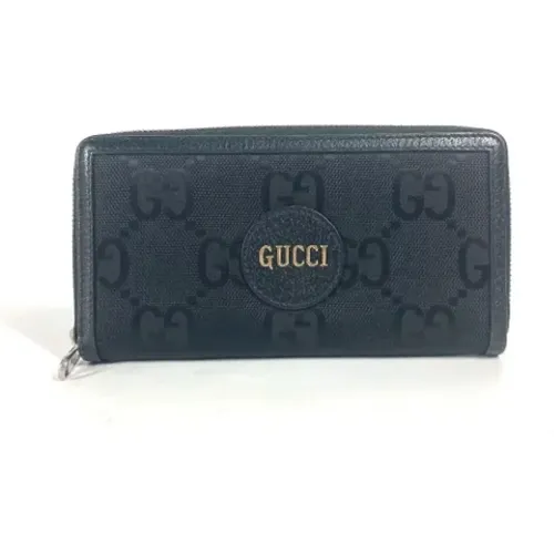 Pre-owned Wallets, female, , Size: ONE SIZE Pre-owned Canvas wallets - Gucci Vintage - Modalova