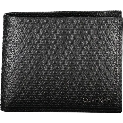 Wallets & Cardholders, male, , Size: ONE SIZE Men's Wallet Rfid Contrast Details - Calvin Klein - Modalova